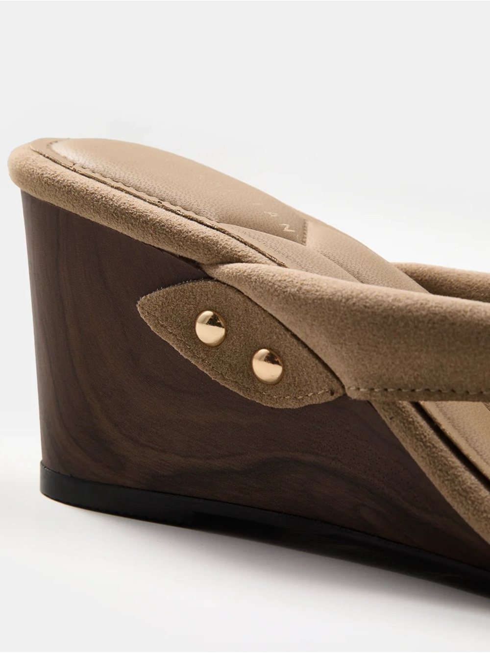 Commense Casual Thong Wedge Sandals - Size 40 USA 9 - Picture 3 of 5
